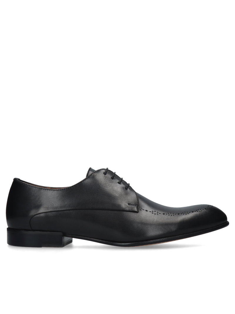 Czarne derby William, Conhpol, Konopka Shoes