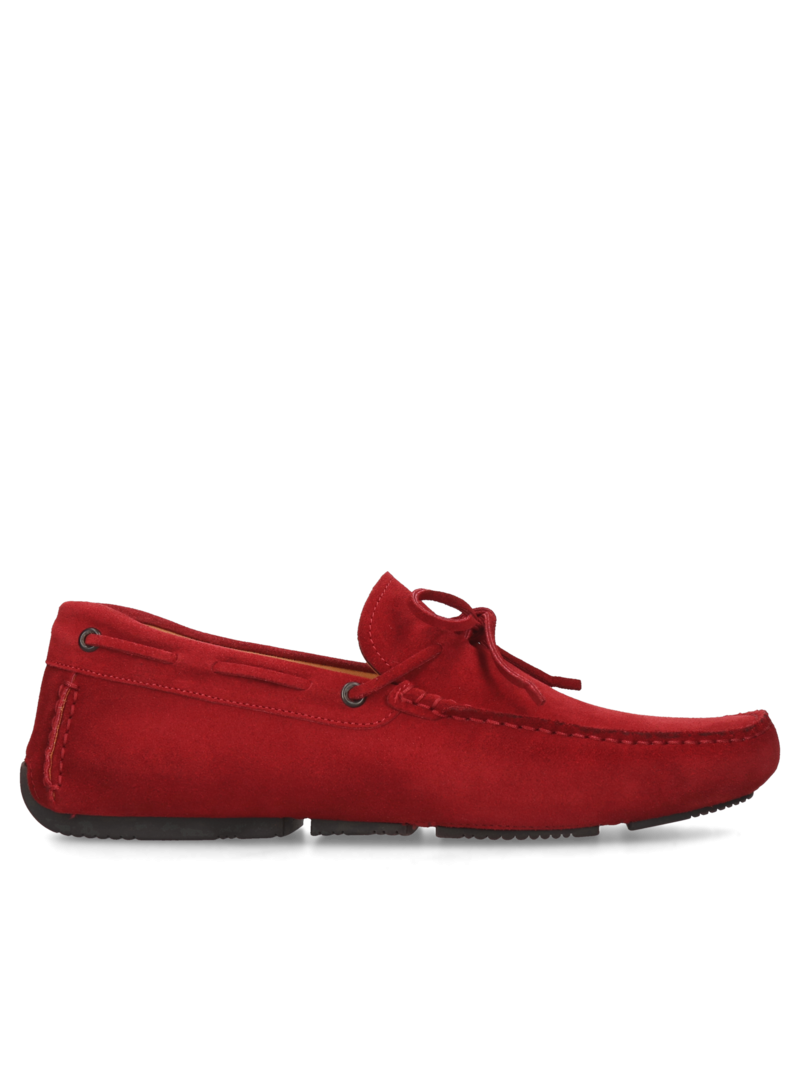 Czerwone mokasyny Vincenzo, Conhpol, Konopka Shoes