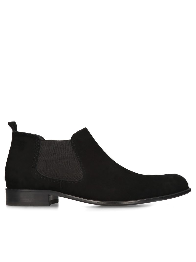 Czarne sztyblety Karl II, Conhpol, Konopka Shoes