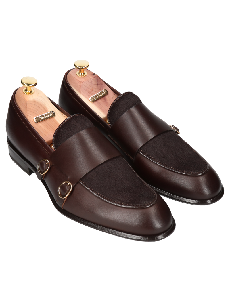 Brązowe loafersy William Gold Collection, Conhpol, Konopka Shoes
