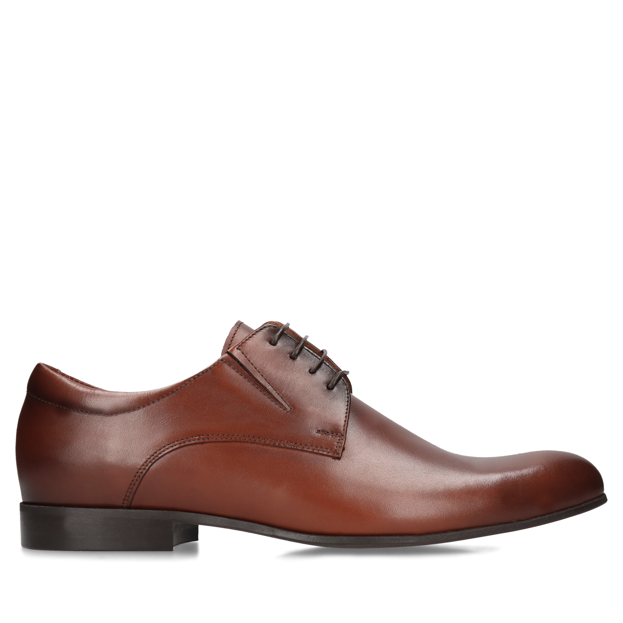 Męskie buty brązowe, eleganckie derby, skórzane buty do ślubu, Conhpol, Konopka Shoes