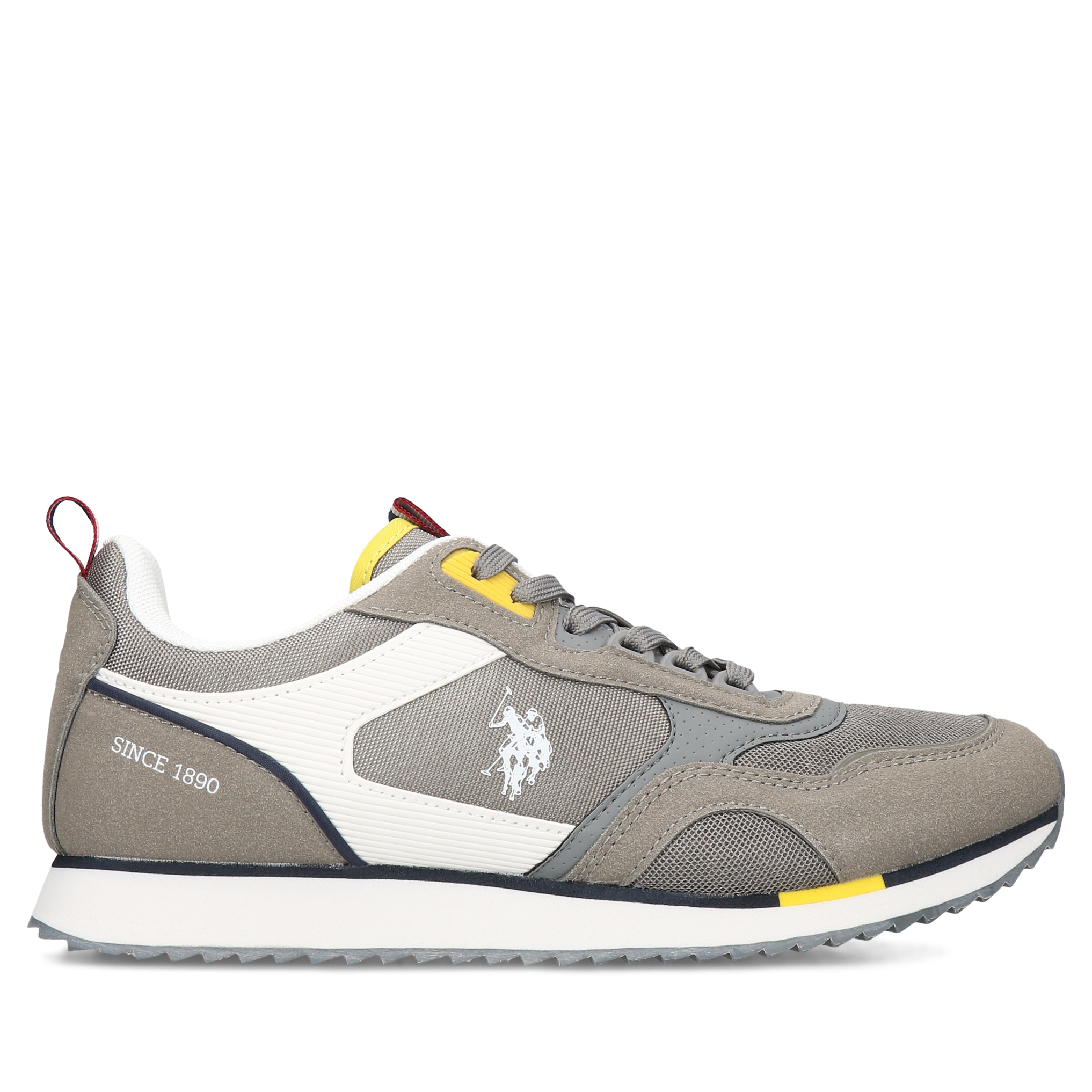 Szare sneakersy U.S. Polo Assn, U.S. Polo Assn., Sneakersy, US0065-01, Konopka Shoes