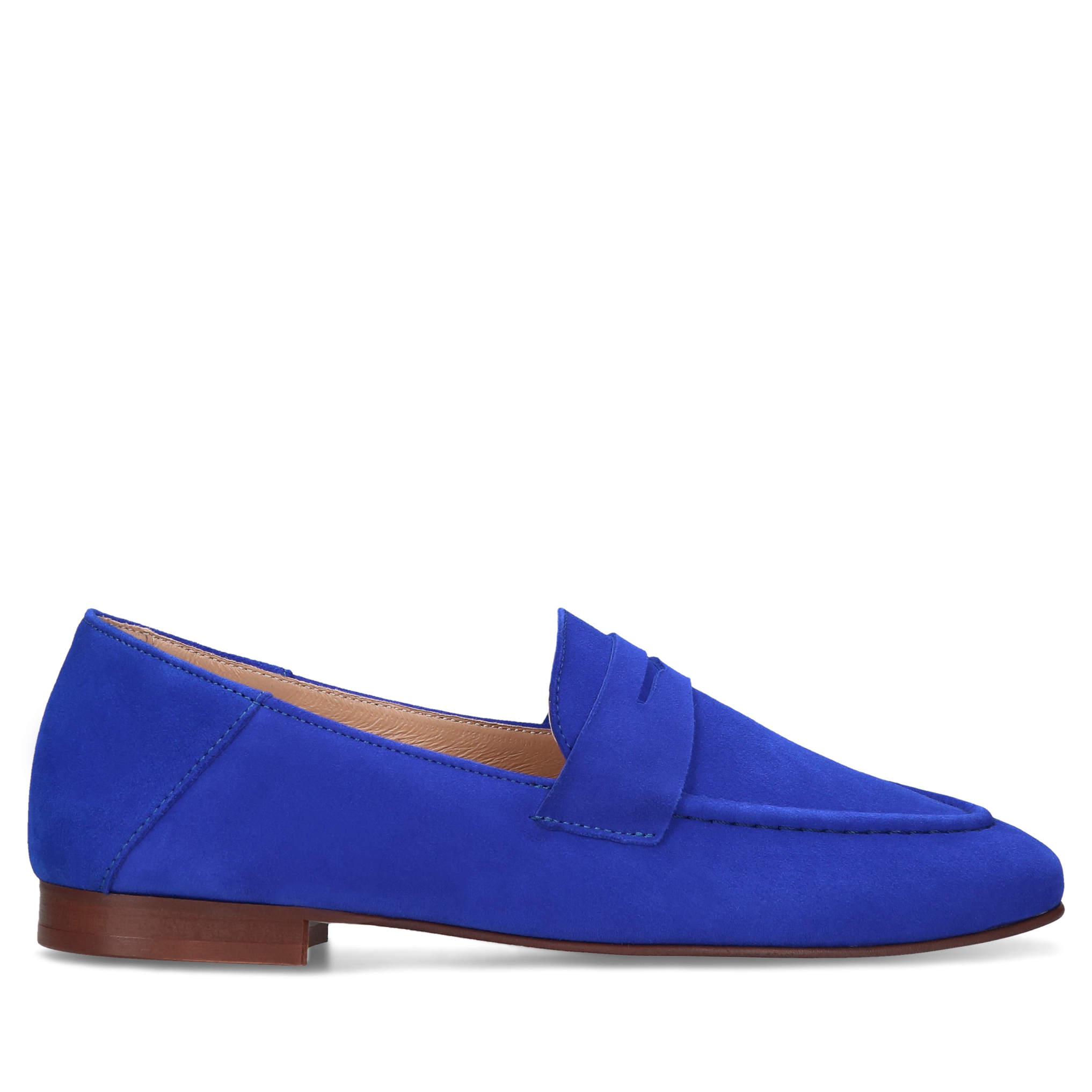 Niebieskie loafersy Luisa, Conhpol Relax - polska produkcja, Mokasyny i loafersy, RE2727-03, Konopka Shoes