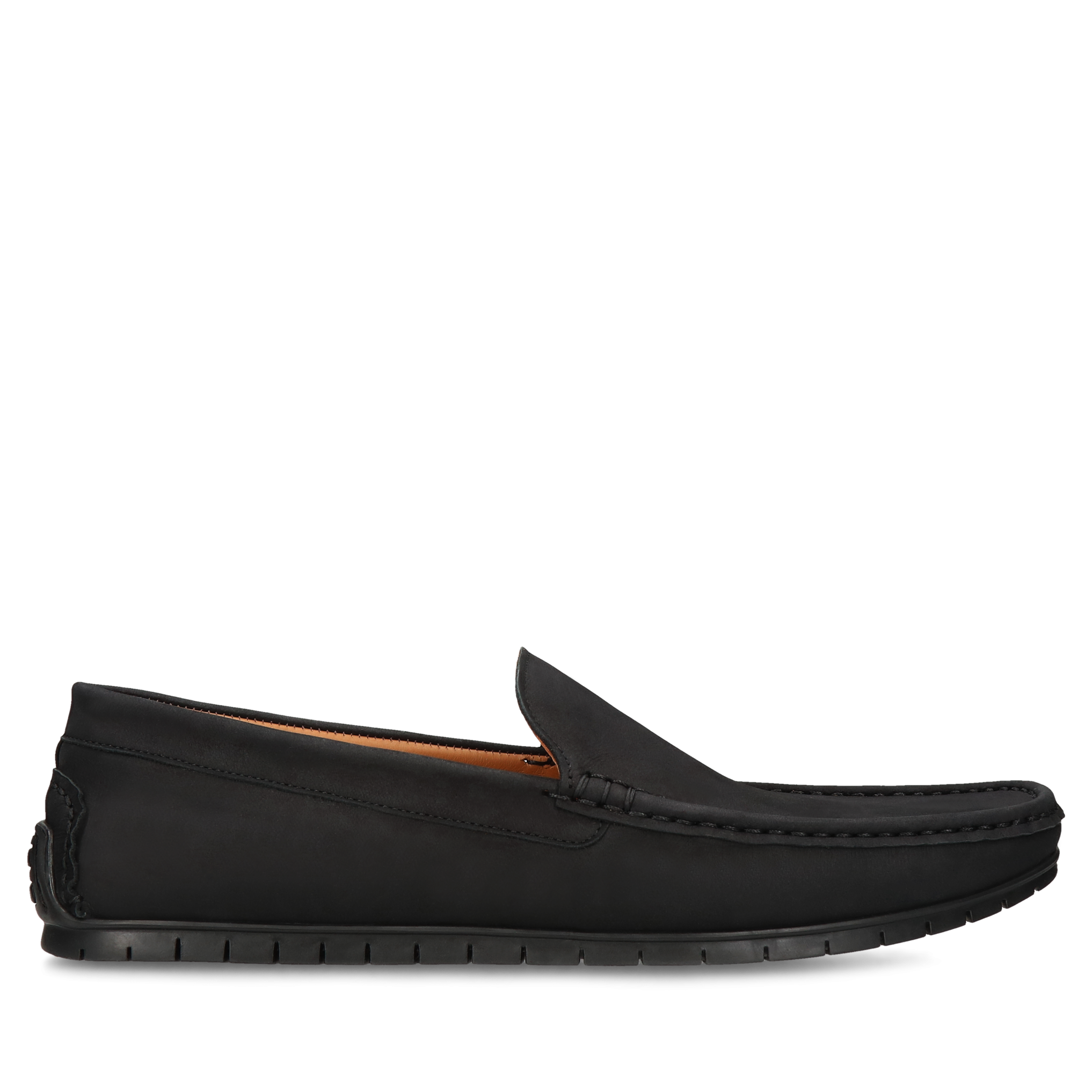 Czarne mokasyny Federico, Conhpol Dynamic - polska produkcja, Mokasyny i loafersy, SD2664-03, Konopka Shoes