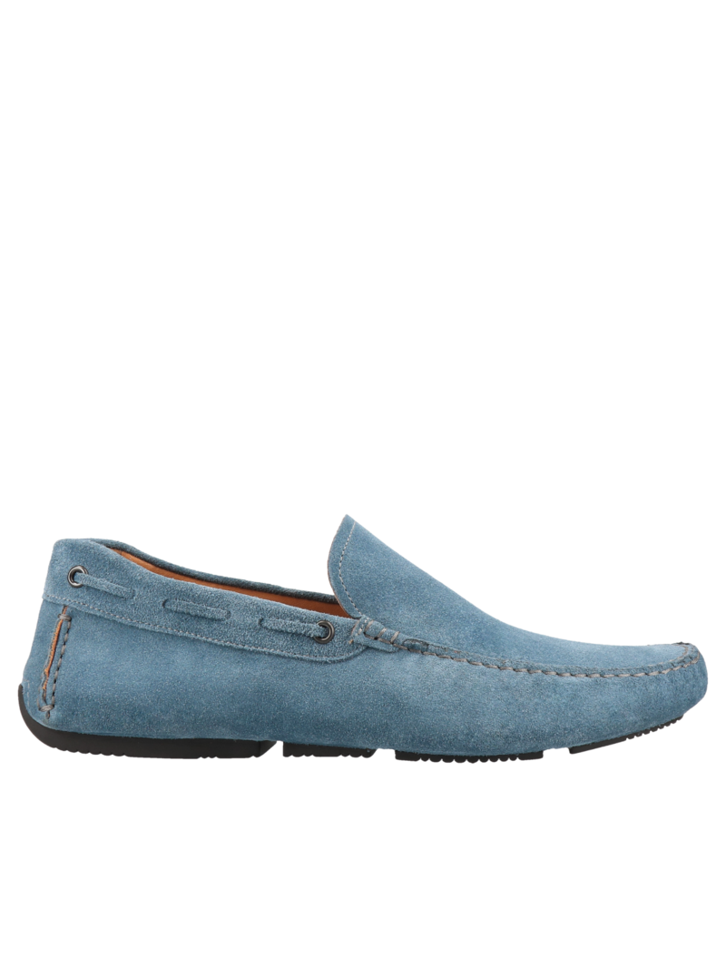 Niebieske mokasyny Vincenzo, Conhpol, Konopka Shoes