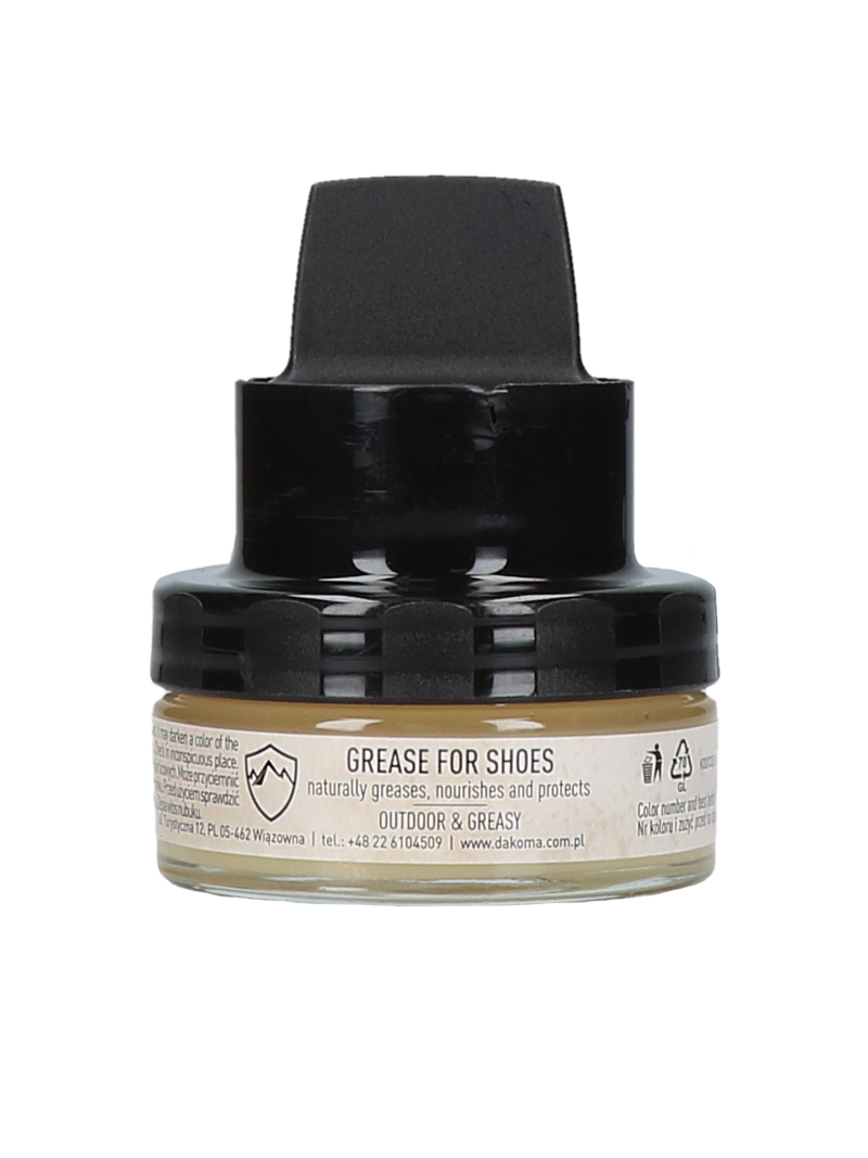 Bezbarwny tłuszcz do skór