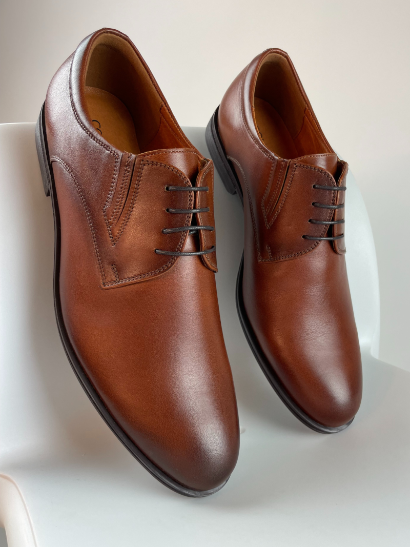 Brązowe eleganckie buty Kellen (Rozmiar: 44)